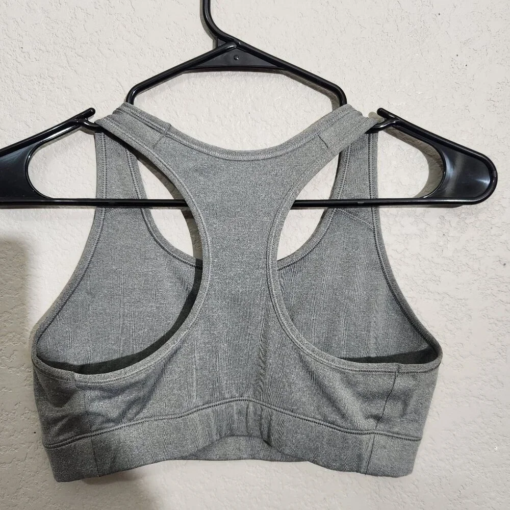 Nike Sports Bra Pro Dri-Fit Gray Medium Racerback